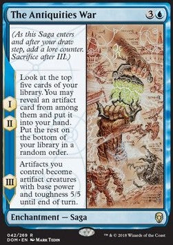 The Antiquities War - Dominaria (Rare) [DOM-42] Imagen principal del producto