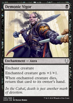 Demonic Vigor - Dominaria (Common) [DOM-85] Immagine principale del prodotto