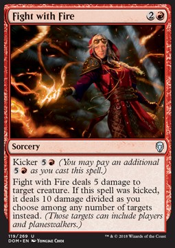 Fight with Fire - Dominaria (Uncommon) [DOM-119] Immagine principale del prodotto