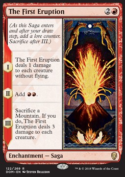 The First Eruption - Dominaria (Rare) [DOM-122] Immagine principale del prodotto