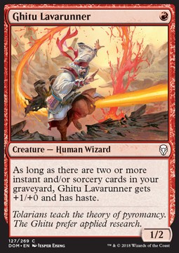 Ghitu Lavarunner - Dominaria (Common) [DOM-127] Immagine principale del prodotto