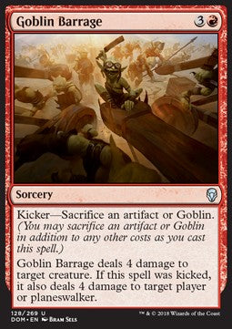 Goblin Barrage - Dominaria (Uncommon) [DOM-128] Immagine principale del prodotto