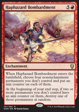Haphazard Bombardment - Dominaria (Rare) [DOM-131] Immagine principale del prodotto