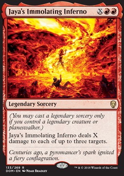 Jaya's Immolating Inferno - Dominaria (Rare) [DOM-133] Immagine principale del prodotto