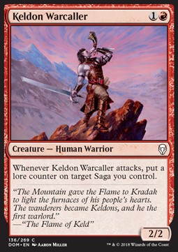 Keldon Warcaller - Dominaria (Common) [DOM-136] Hover Image