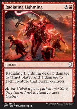 Radiating Lightning - Dominaria (Common) [DOM-138] Hover Image