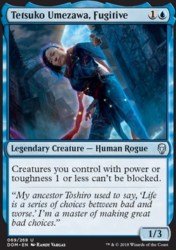 Tetsuko Umezawa, Fugitive - Dominaria (Uncommon) [DOM-69]