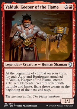 Valduk, Keeper of the Flame - Dominaria (Uncommon) [DOM-148] Immagine principale del prodotto