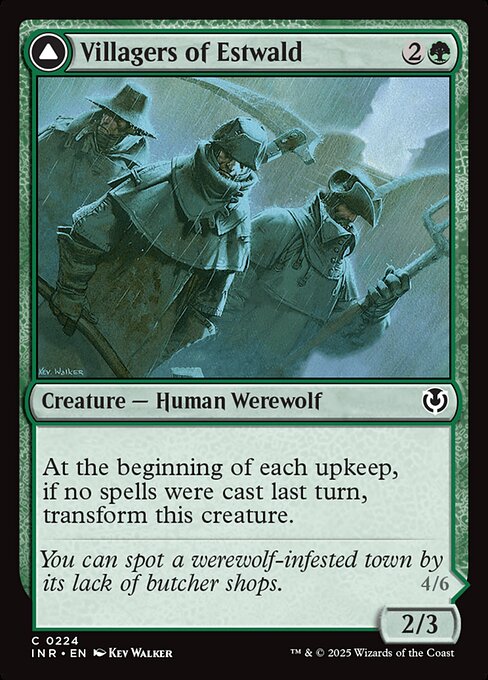Villagers of Estwald // Howlpack of Estwald – Innistrad Remastered (INR-224) Magic: The Gathering card | LC-REM-20260804-15340142330188-319b65f6-a6e6-45ea-9837-bc5831f54205