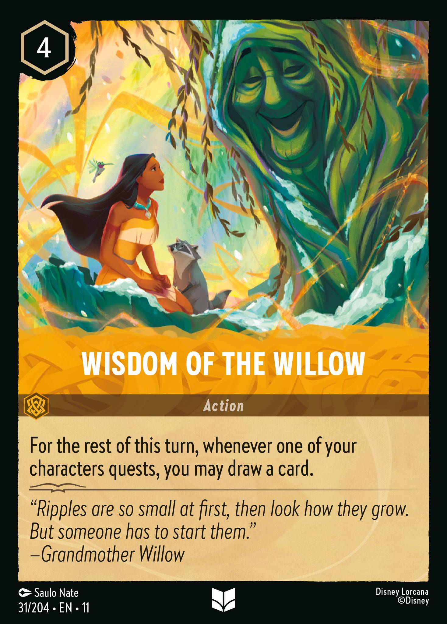 Wisdom of the Willow — Winterspell (11WSP-31) Disney Lorcana card