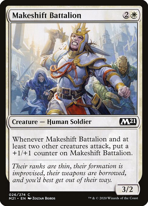 Makeshift Battalion – Core Set 2021 (M21-26) Magic: The Gathering card | LC-REM-20260804-15909430460748-31a500e6-01f5-4a3a-8839-68b9b515e919