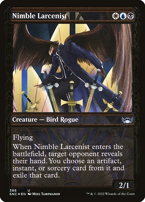 Nimble Larcenist – Streets of New Capenna (SNC-386) Magic: The Gathering card | LC-REM-20260804-15383447241036-31dc7d21-e56a-4758-b5a0-3acd7eb8c367 Hauptbild