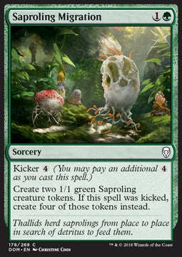 Saproling Migration - Dominaria (Common) [DOM-178] Immagine principale del prodotto