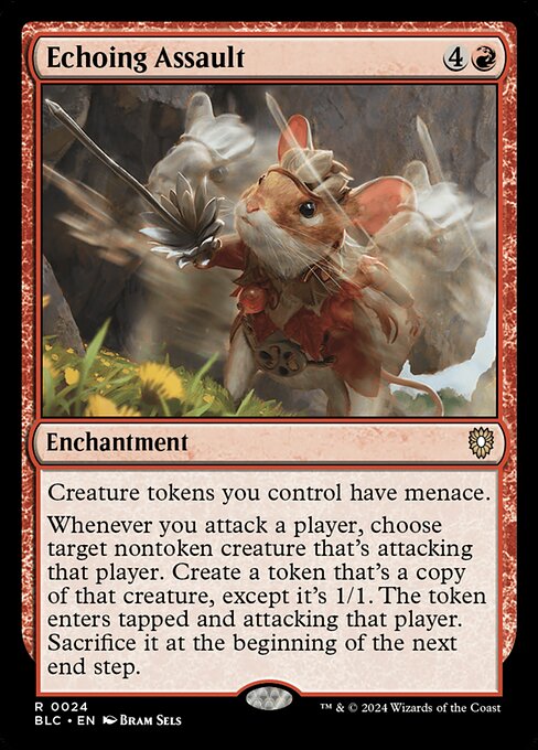 Echoing Assault – Commander: Bloomburrow (BLC-24) Magic: The Gathering card