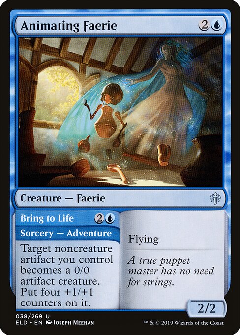Animating Faerie // Bring to Life – Throne of Eldraine (ELD-38) Magic: The Gathering card | LC-REM-20260804-15150718157132-32158458-42eb-41bc-a15a-11af28463eb0 Hauptbild
