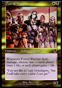 Putrid Warrior - Apocalypse (Common) [APC-117] Hover Image