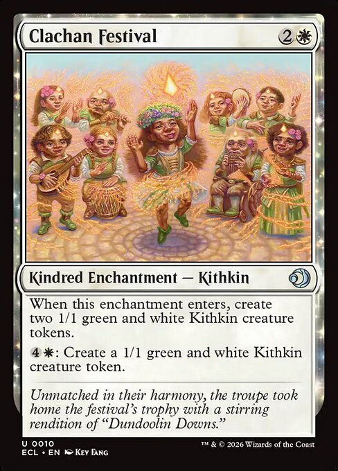 Clachan Festival – Lorwyn Eclipsed (ECL-10) Magic: The Gathering card Main image