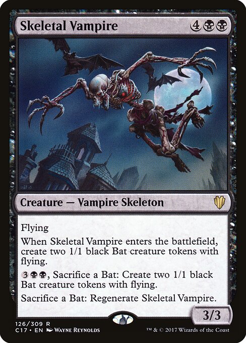 Skeletal Vampire – Commander 2017 (C17-126) Magic: The Gathering card