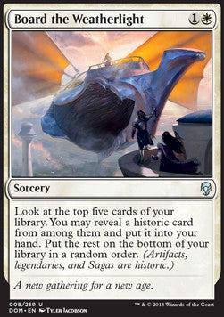 Board the Weatherlight - Dominaria (Uncommon) [DOM-8] Immagine principale del prodotto