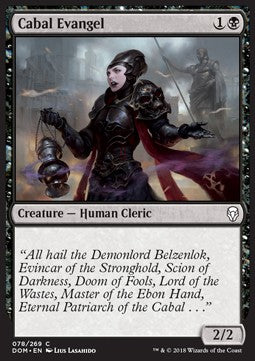 Cabal Evangel - Dominaria (Common) [DOM-78] Immagine principale del prodotto