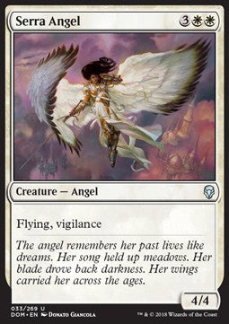 Serra Angel - Dominaria (Uncommon) [DOM-33] Hover Image