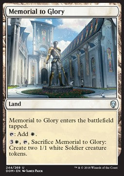 Memorial to Glory - Dominaria (Uncommon) [DOM-244] Immagine principale del prodotto