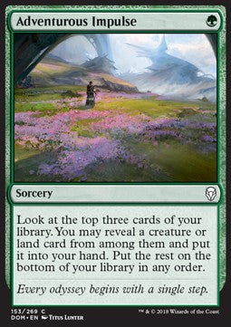 Adventurous Impulse - Dominaria (Common) [DOM-153] Hover Image