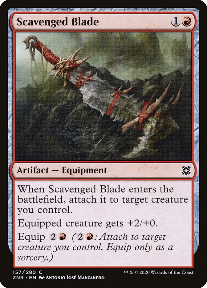 Scavenged Blade - Zendikar Rising (Common) [ZNR-157] Hauptbild