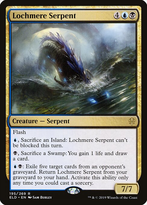 Lochmere Serpent – Throne of Eldraine (ELD-195) Magic: The Gathering card
