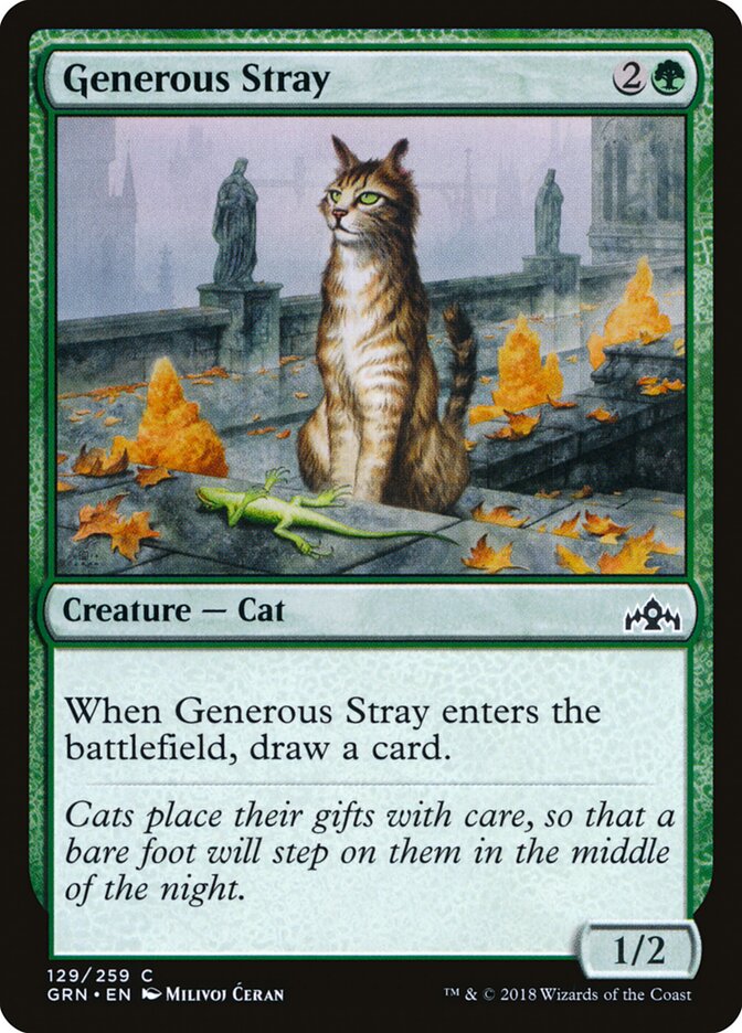 Generous Stray - Guilds of Ravnica (Common) [GRN-129] Main image