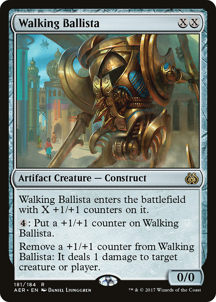 Walking Ballista – Aether Revolt 181 – Magic: The Gathering single card Main image