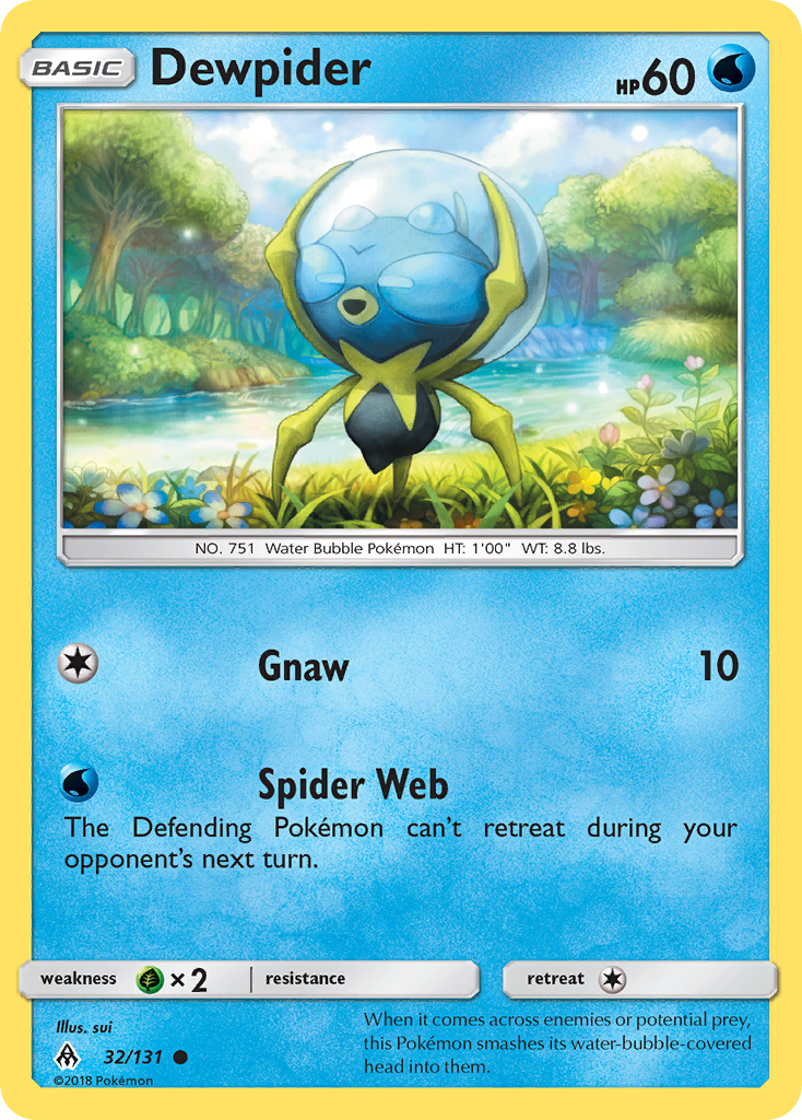 Dewpider – Forbidden Light 32 – Pokémon TCG single card Image principale du produit
