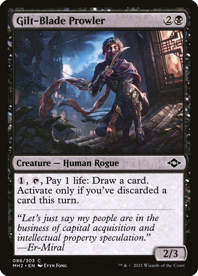 Gilt-Blade Prowler - Modern Horizons 2 (Common) [MH2-86] Image principale du produit