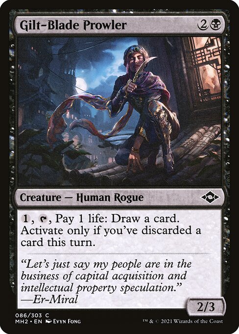Gilt-Blade Prowler – Modern Horizons 2 (MH2-86) Magic: The Gathering card