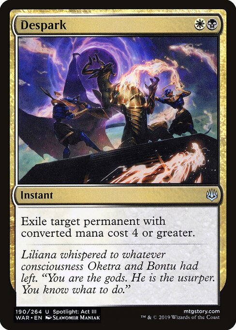 Despark – War of the Spark (WAR-190) Magic: The Gathering card Hauptbild