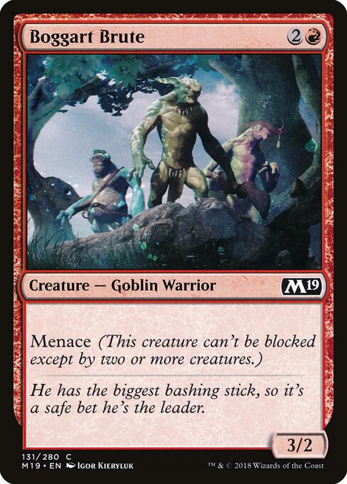 Boggart Brute – Core Set 2019 (M19-131) Magic: The Gathering card | LC-REM-20260804-15150885699916-32b7438d-e905-4627-9299-e2224377c8e7