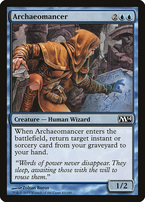 Archaeomancer – Magic 2014 (M14-43) Magic: The Gathering card Image principale du produit