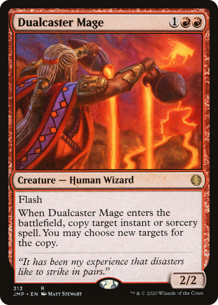 Dualcaster Mage – Jumpstart 313 – Magic: The Gathering single card Hauptbild