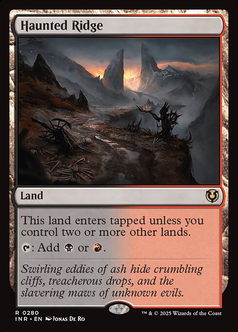 Haunted Ridge – Innistrad Remastered (INR-280) Magic: The Gathering card