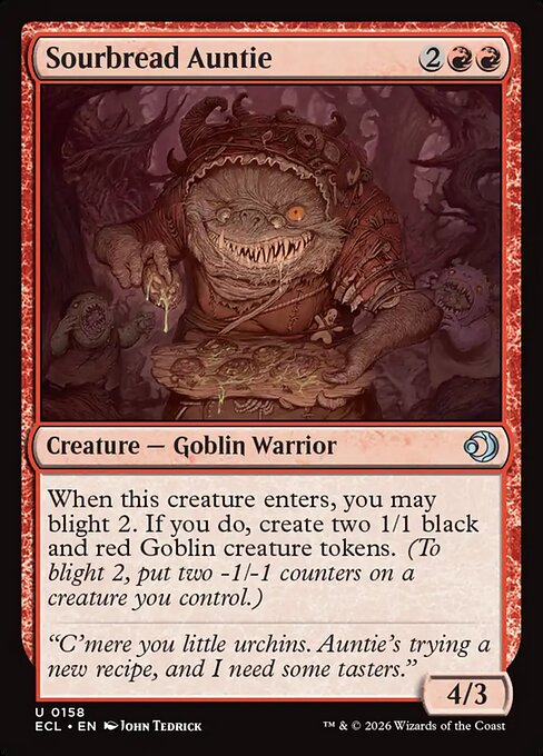 Sourbread Auntie – Lorwyn Eclipsed (ECL-158) Magic: The Gathering card