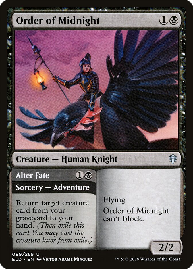 Order of Midnight // Alter Fate - Throne of Eldraine (Uncommon) [ELD-99] Immagine principale del prodotto