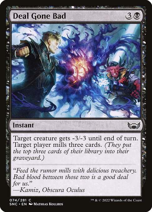 Deal Gone Bad – Streets of New Capenna (SNC-74) Magic: The Gathering card