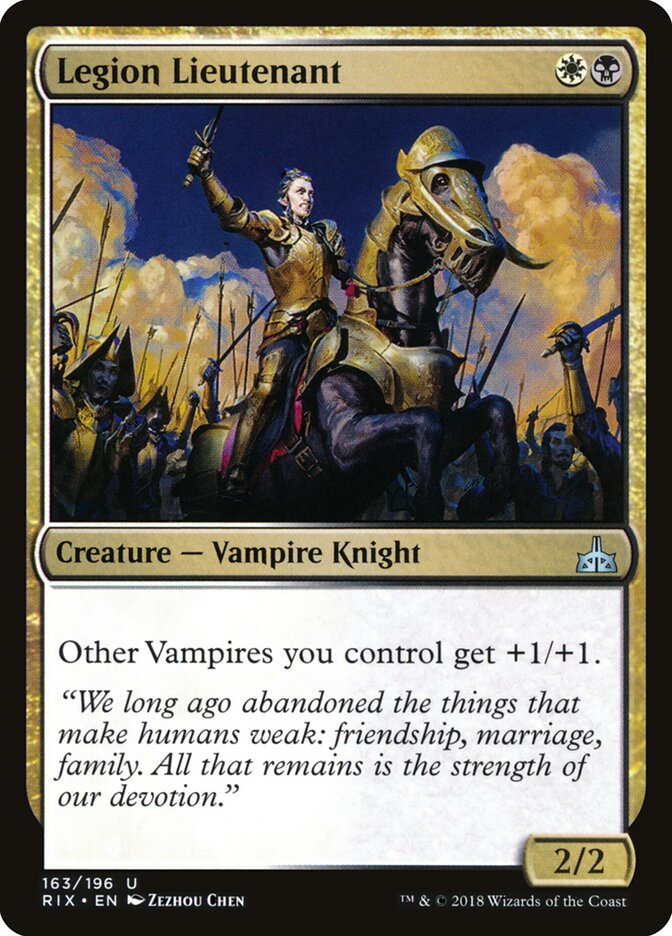 Legion Lieutenant - Rivals of Ixalan (Uncommon) [RIX-163]