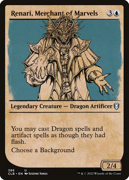 Renari, Merchant of Marvels – Commander Legends: Battle for Baldur's Gate (CLB-386) Magic: The Gathering card | LC-REM-20260804-15339638751564-33ff38ea-53e4-49e3-bf54-233100107fee Image principale du produit