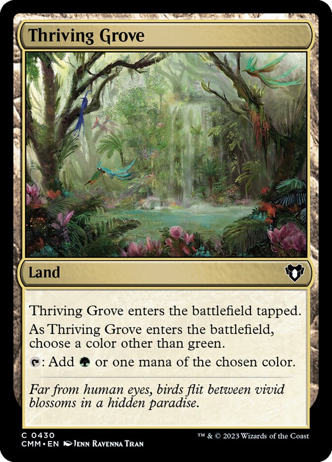 Thriving Grove - Commander Masters (Common) [CMM-430] Immagine principale del prodotto