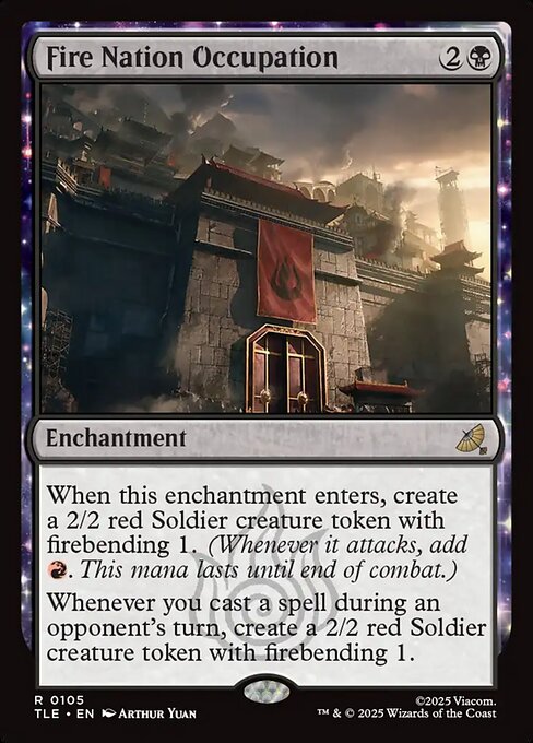 Fire Nation Occupation – Avatar: The Last Airbender Eternal (TLE-105) Magic: The Gathering card | LC-REM-20260804-15562143531340-3455d55e-aef5-4eb1-bcd9-1ff9d1ab3698