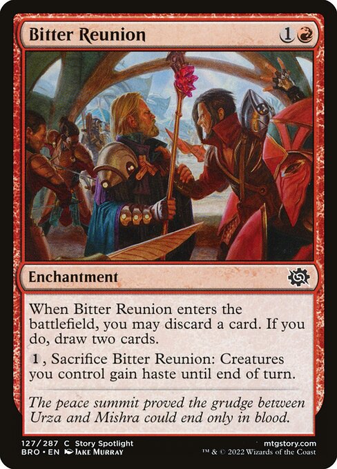 Bitter Reunion – The Brothers' War (BRO-127) Magic: The Gathering card