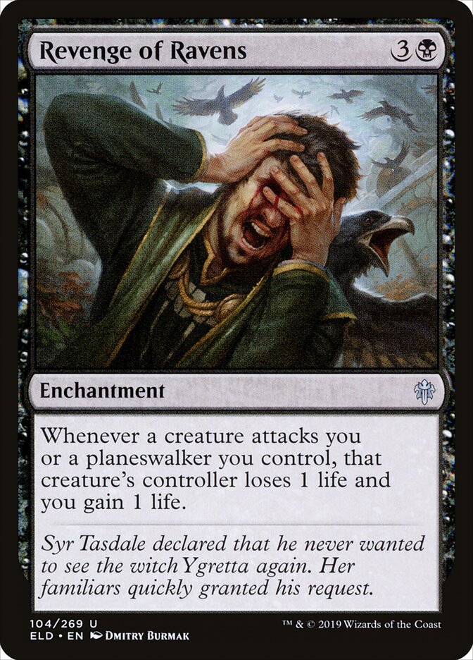 Revenge of Ravens - Throne of Eldraine (Uncommon) [ELD-104]
