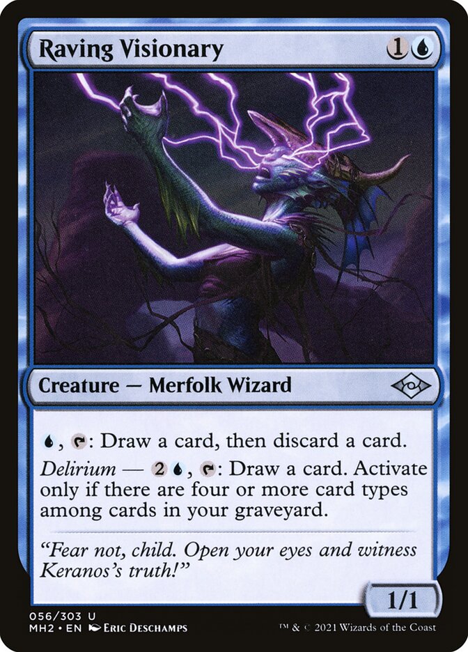 Raving Visionary - Modern Horizons 2 (Uncommon) [MH2-56]