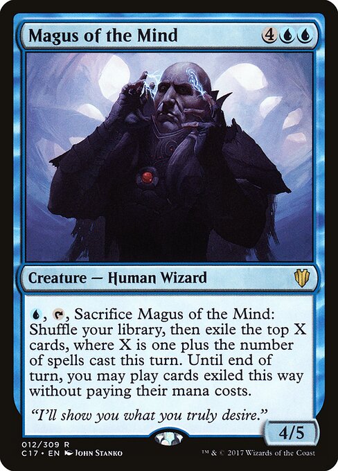 Magus of the Mind – Commander 2017 (C17-12) Magic: The Gathering card Main image